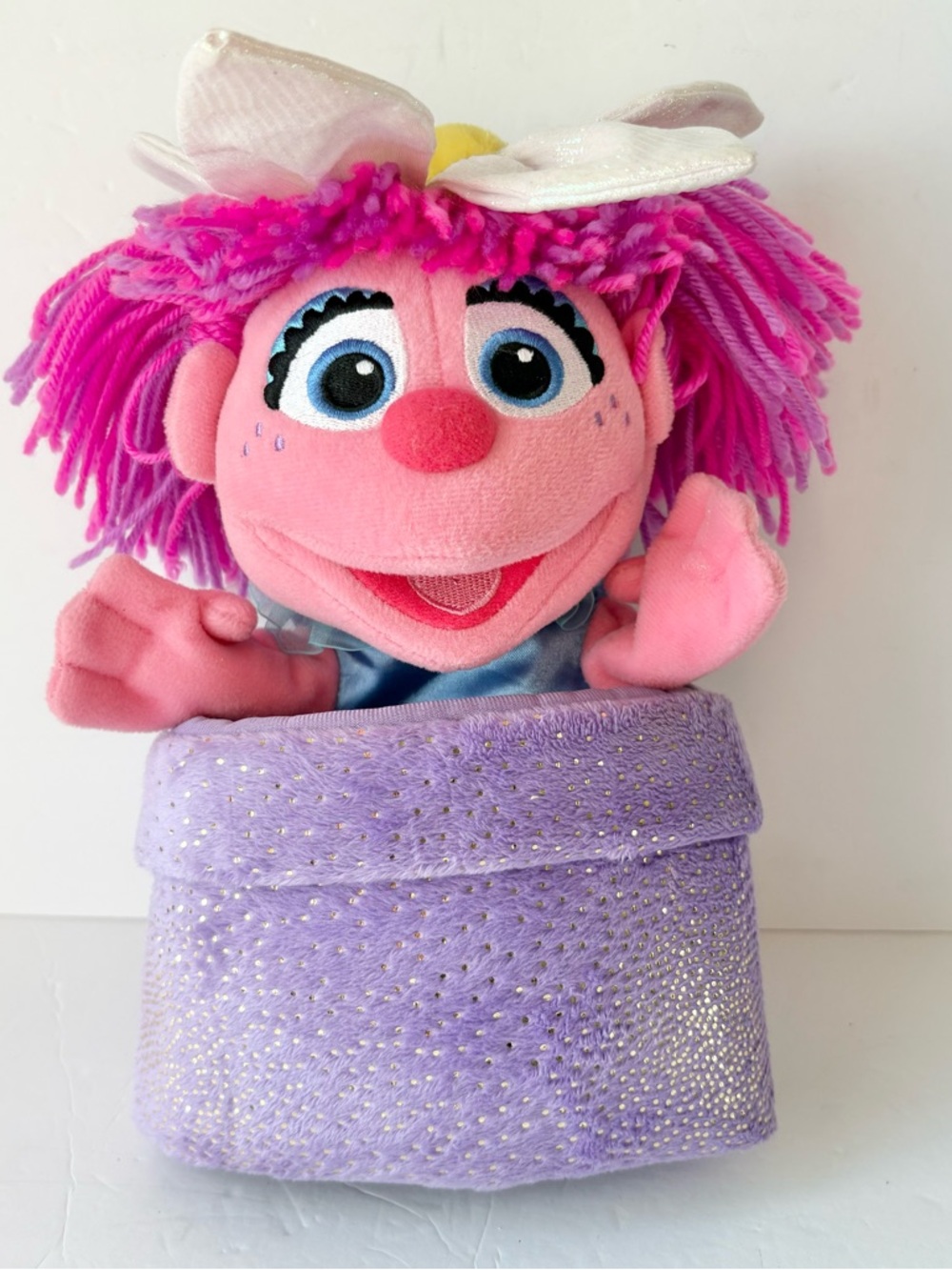 Sesame Street Abby Cadabby Plush Flowerpot Hand Puppet